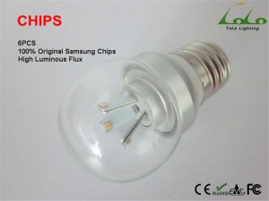 Free-shipping-4pcs-lot-4W-3W-E27-Warm-White-2700K-Samsung-LED-Bulb-Lamp-Light-Dimmable